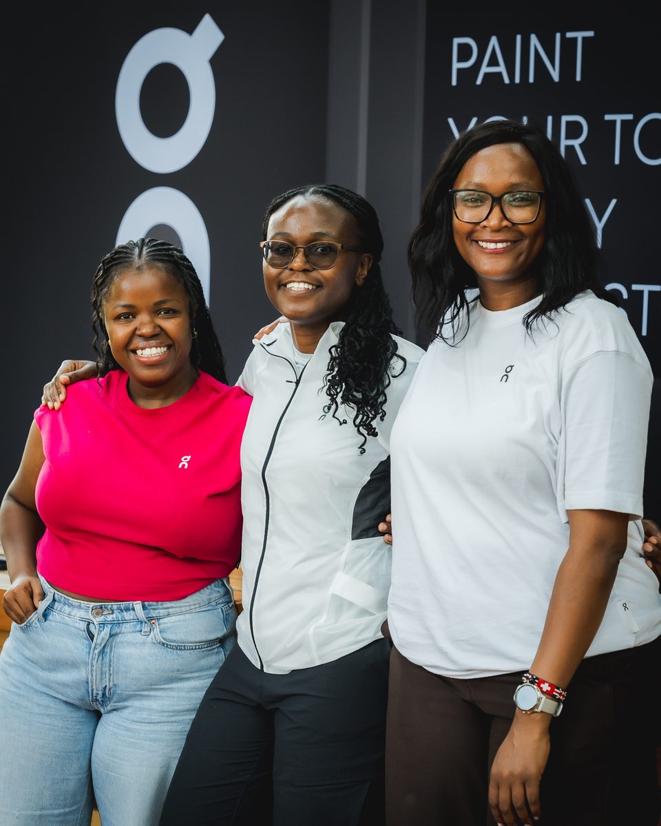 Voices In Motion participants together at an On activation